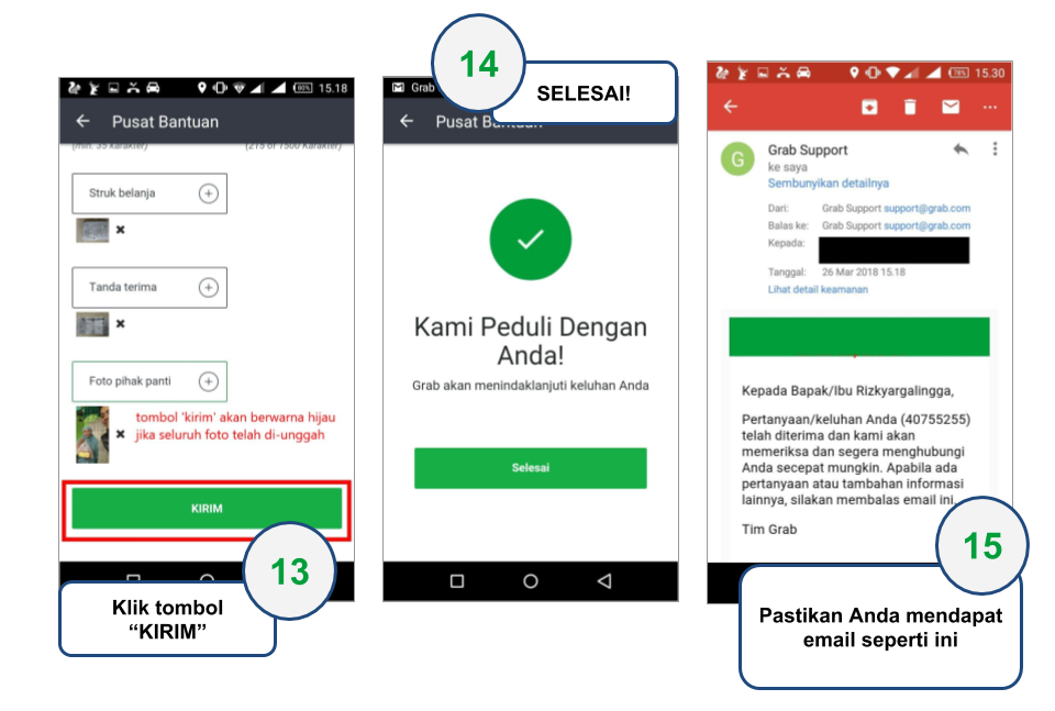 Prosedur Penggantian Uang Terkait Order Palsu untuk 