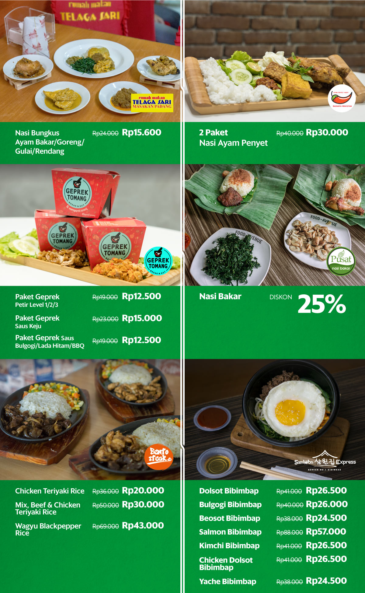  Menu hemat penyelamat perut dekat dengan GrabFood Grab ID