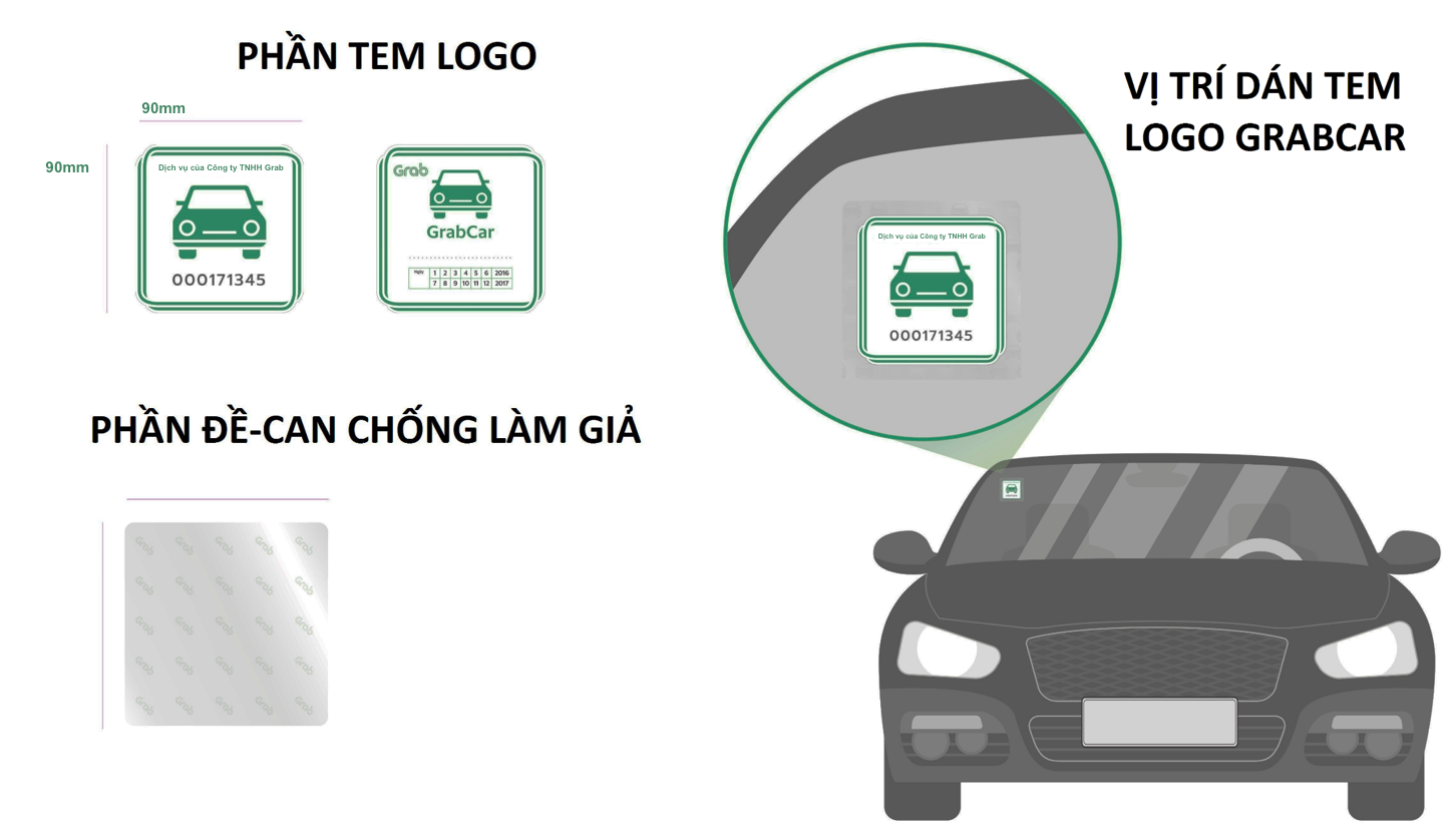 Thiết kế logo grab car đẹp và chuyên nghiệp cho dịch vụ đón xe hơi Grab